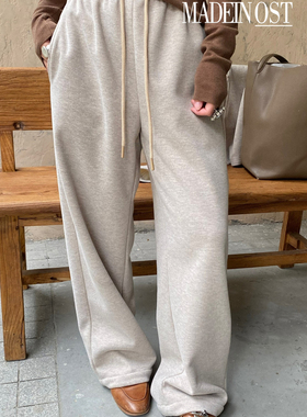 MADEIN OST-4醋酸4羊毛加绒加厚软糯卫裤休闲裤（含4羊毛）57503