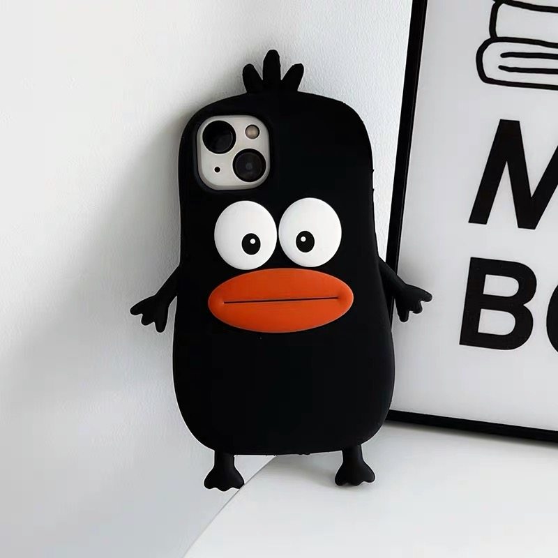 搞怪香肠嘴鸭子11Ultra可爱Civi3/1S/2手机壳适用小米13x男女12s软k50k40s红米K60e/Note12turbo/11t/10pro/9