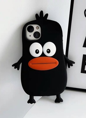 搞怪香肠嘴鸭子11Ultra可爱Civi3/1S/2手机壳适用小米13x男女12s软k50k40s红米K60e/Note12turbo/11t/10pro/9