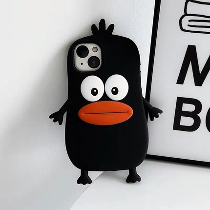 搞怪香肠嘴鸭子11Ultra可爱Civi3/1S/2手机壳适用小米13x男女12s软k50k40s红米K60e/Note12turbo/11t/10pro/9