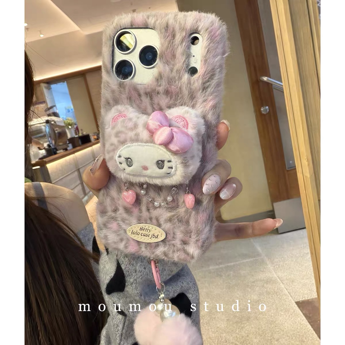 秋冬款hello kitty凯蒂猫公仔pura80pro/70适用华为nova14/13/12/11/10手机壳mate80/70毛绒hi畅享80s/70/60