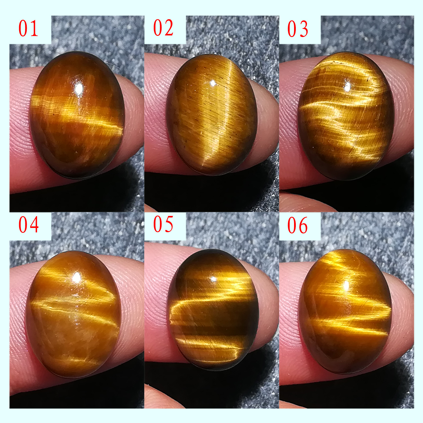 晴天石头铺虎眼石无孔椭圆裸石吊坠约12*16*6mmDIY配件