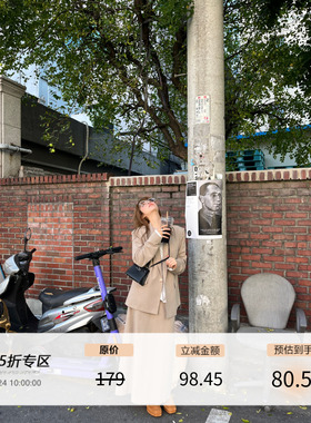 3ts秋冬韩版休闲西装外套半身裙套装短裤西服两件套