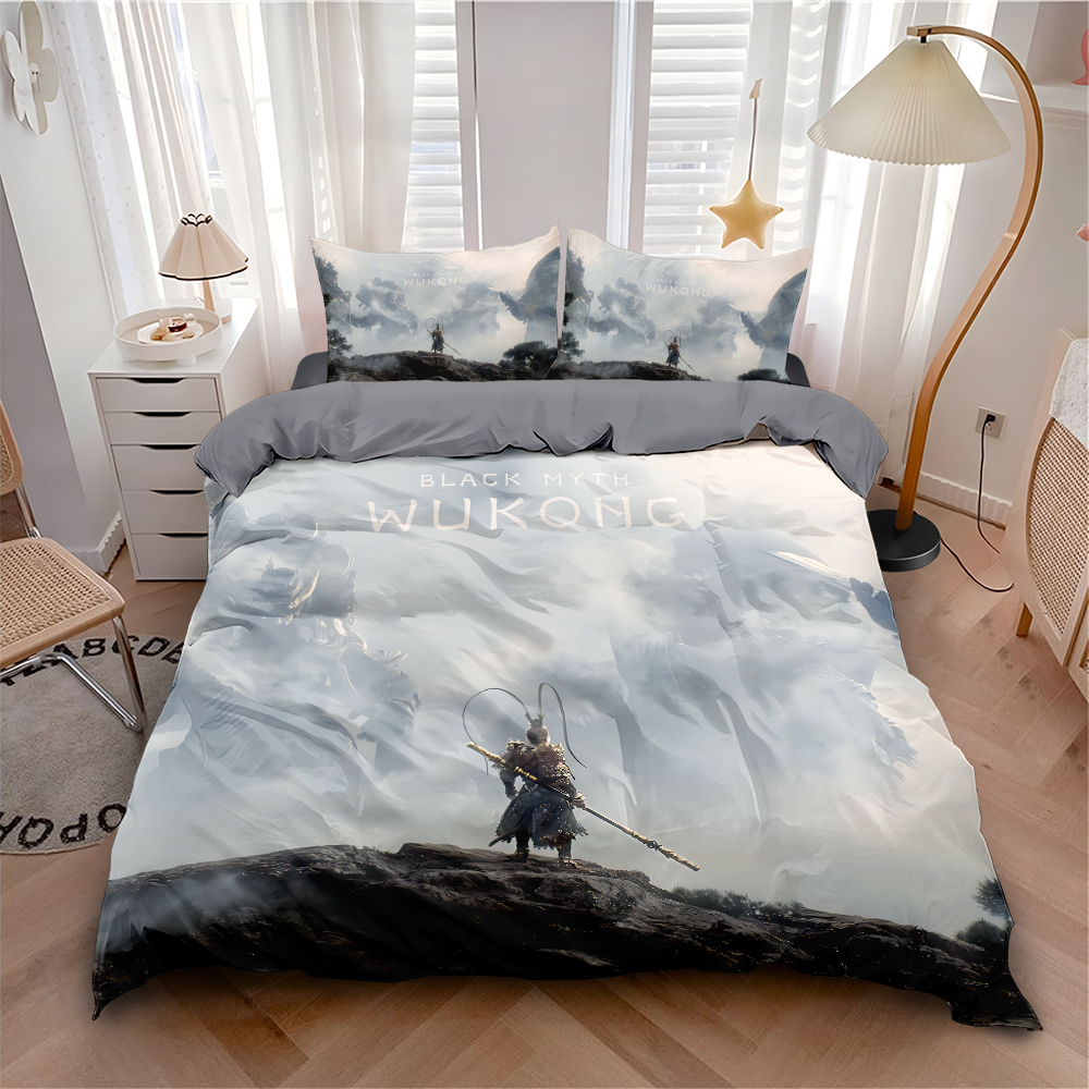 黑悟空游戏周边神话床上四件套