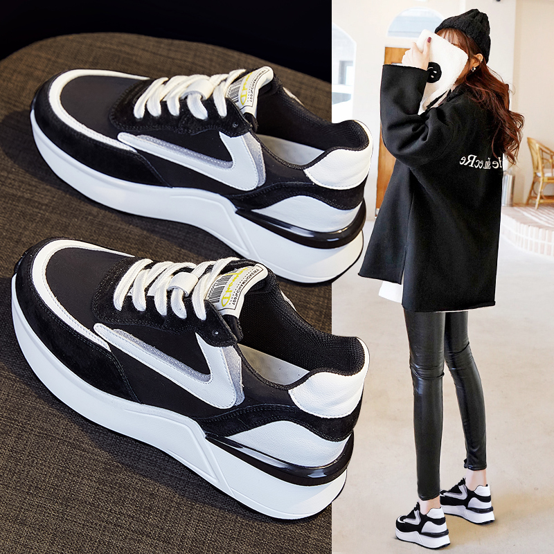 内增高ins潮休闲风运动阿甘鞋