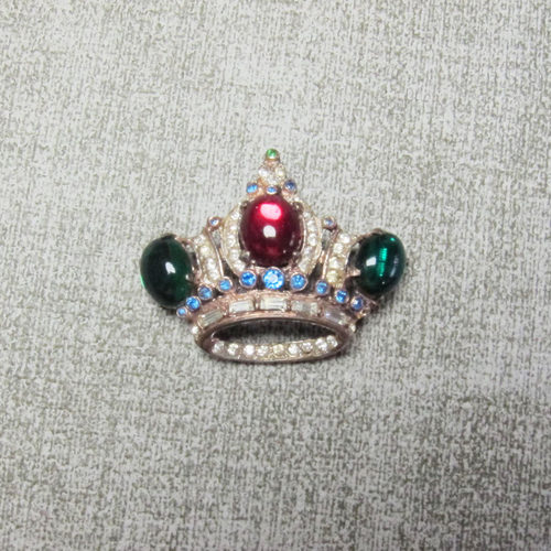 【皇家冠冕】CORO CRAFT 飞马标 纯银皇冠胸针~Jessie的维琴察