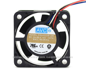 原装AVC 4020 4CM 风扇12V 0.15A 双滚珠 四线PWM 超耐用