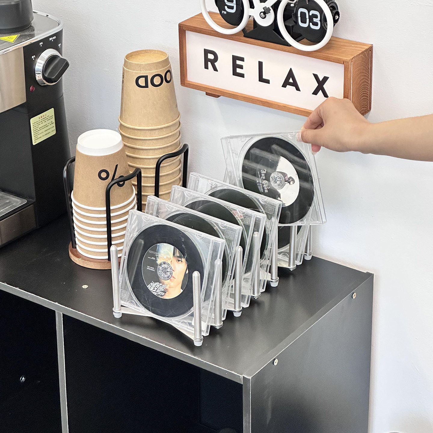光盘碟片分格陈列架cd展示架黑胶唱片收纳架桌面不锈钢可伸缩专辑,影音电器,黑胶唱片机,淘宝优惠券,粉丝福利购,淘宝优惠卷