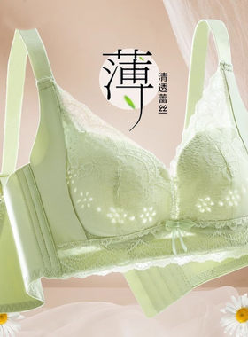 简约无钢圈聚拢文胸罩