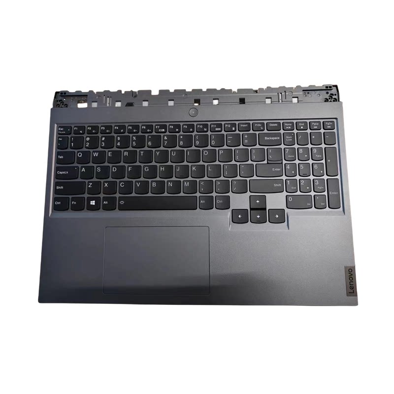 适用 联想 2021 拯救者 Y9000P C壳键盘 灰色 掌托 US英文 背光
