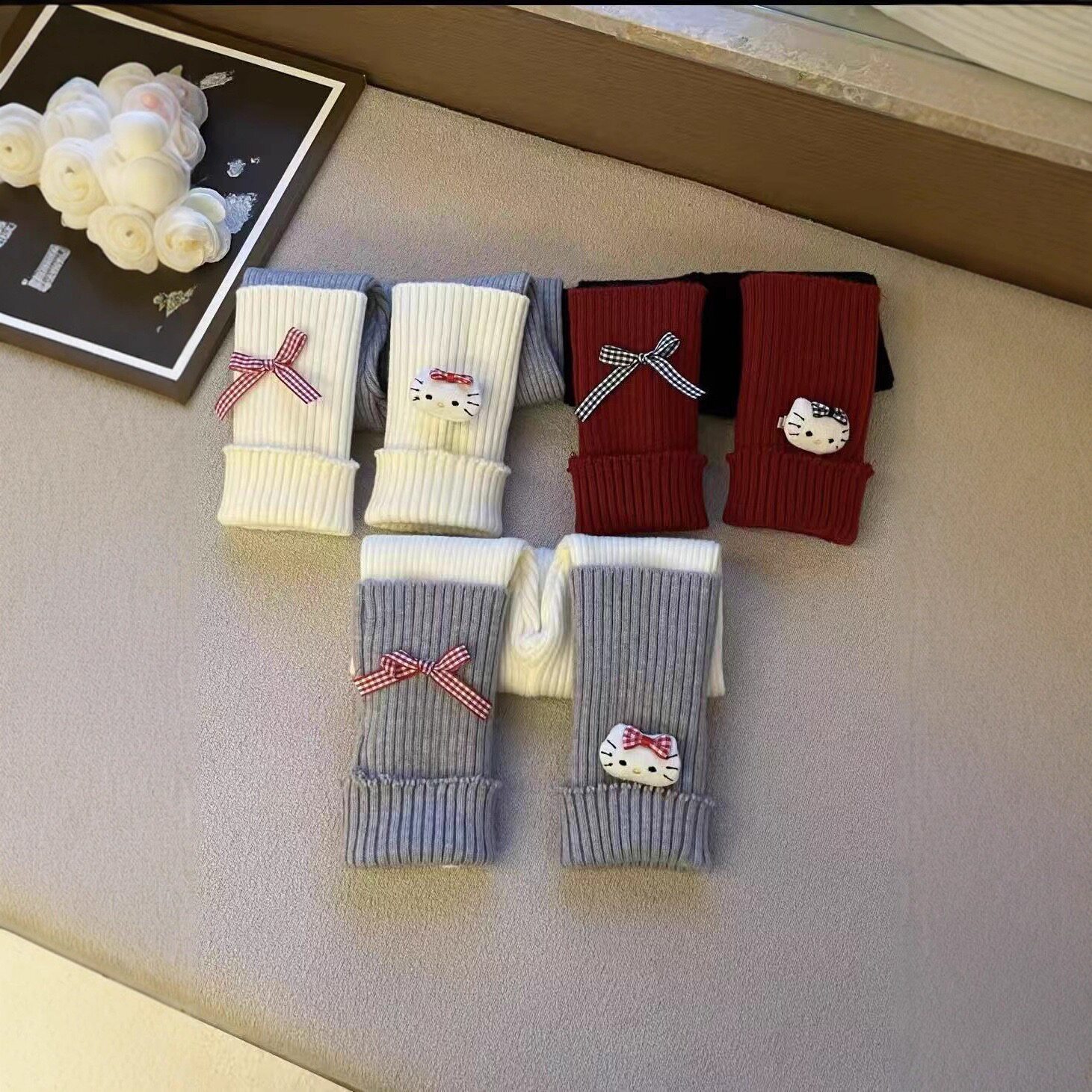 女童打底裤针织外穿秋季新款婴儿套袜裤子修身小脚裤韩版宝宝长裤