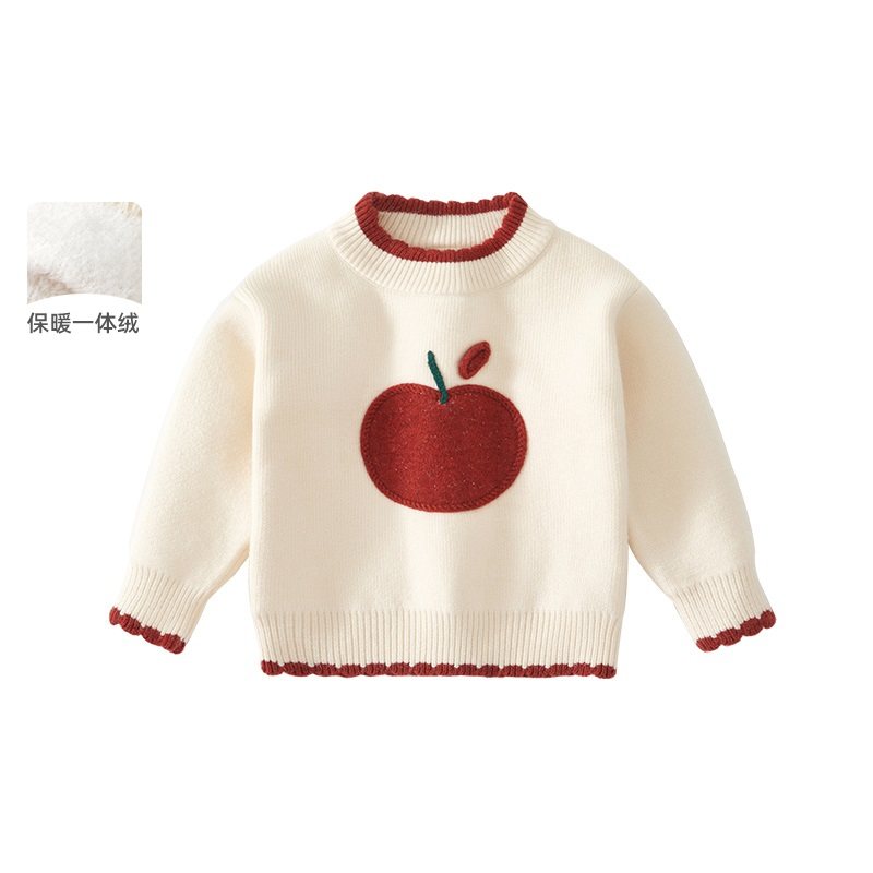女童毛衣秋冬季新款加厚套头
