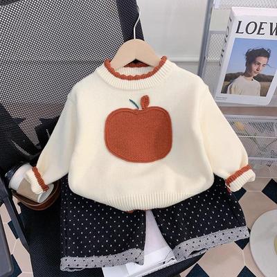 女童毛衣秋冬款洋气针织衫