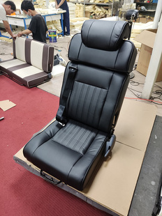 豪华商务单人座可前翻可放平座椅轿车越野车主副驾改放平床车座椅