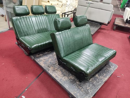 面包车座椅油蜡皮可放平床车座椅