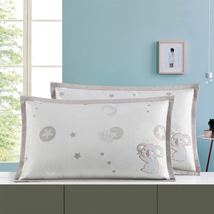 夏天冰丝枕套夏季儿童成人亲子枕头枕芯套凉爽卡通宝宝单人藤枕席