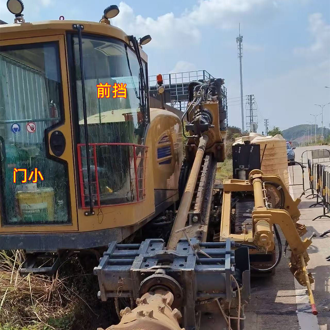 徐工430E 450 420定向水平砖机玻璃前挡风左右车门玻璃
