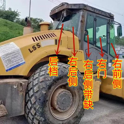 洛阳洛建1901 1906 2101压路机玻璃前档侧边左右活动门后档玻璃