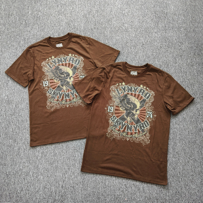 外贸  摇滚乐队Lynyrd Skynyrd林纳德·斯金纳德美式短袖T恤