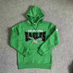 休闲宽松帽衫 瑕疵处理 NFL秋冬加绒连帽卫衣男士