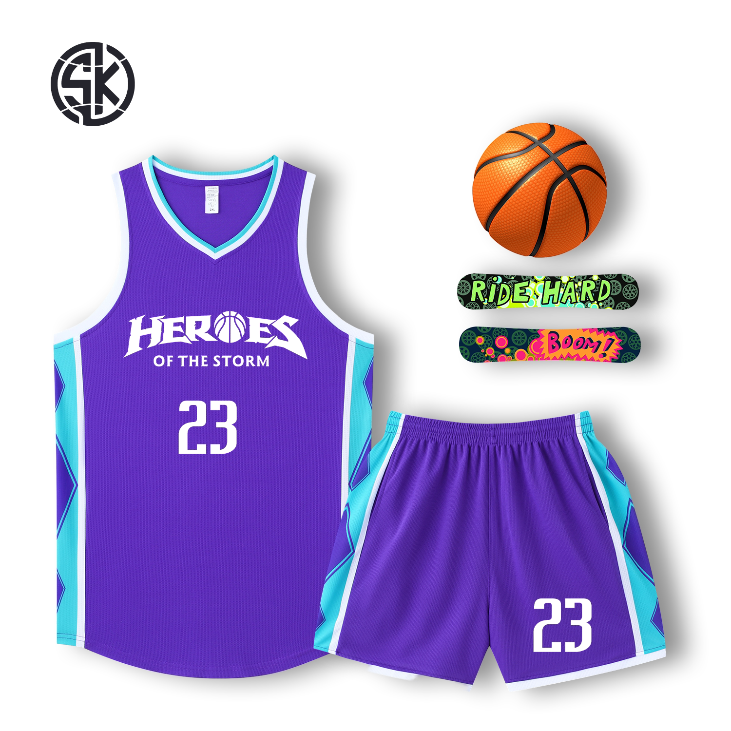 儿童篮球服套装小学生球衣篮球男童定制篮球运动比赛训练背心队服