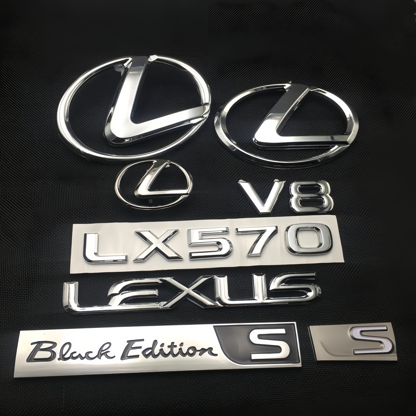 适用雷克萨斯LX570字母标车标原车方向盘标尾门标志凌志570后门标