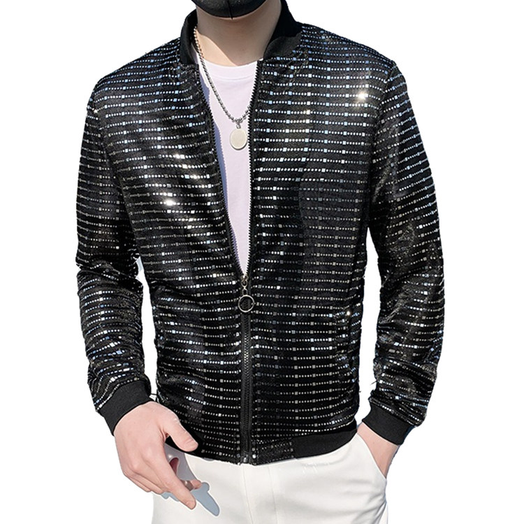 2025春夏新款男个性时尚防晒衣夜店潮男薄夹克外套A233-A95-P60,男装防晒衣,星座419（原A233）