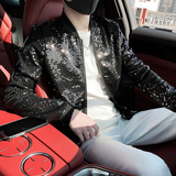 2025春夏新款男个性时尚防晒衣夜店发型师薄夹克外套A233-A77-P60，男装防晒衣，星座419（原A233）