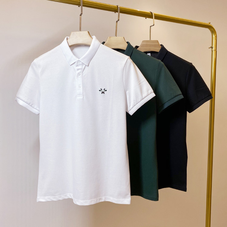 Polo衫纯棉男短袖t恤夏季纯色潮流休闲新款英伦POLO外穿PH613-P50,男装Polo衫,星座419（原A233）