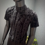 春夏新款男士打底衫~印花半高领T恤~419-T2602-P38，男装T恤，星座419（原A233）