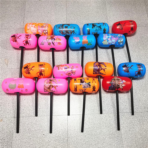 大小号硬柄锤儿童玩具充气锤子大小号千吨锤充气玩具地摊玩具包邮