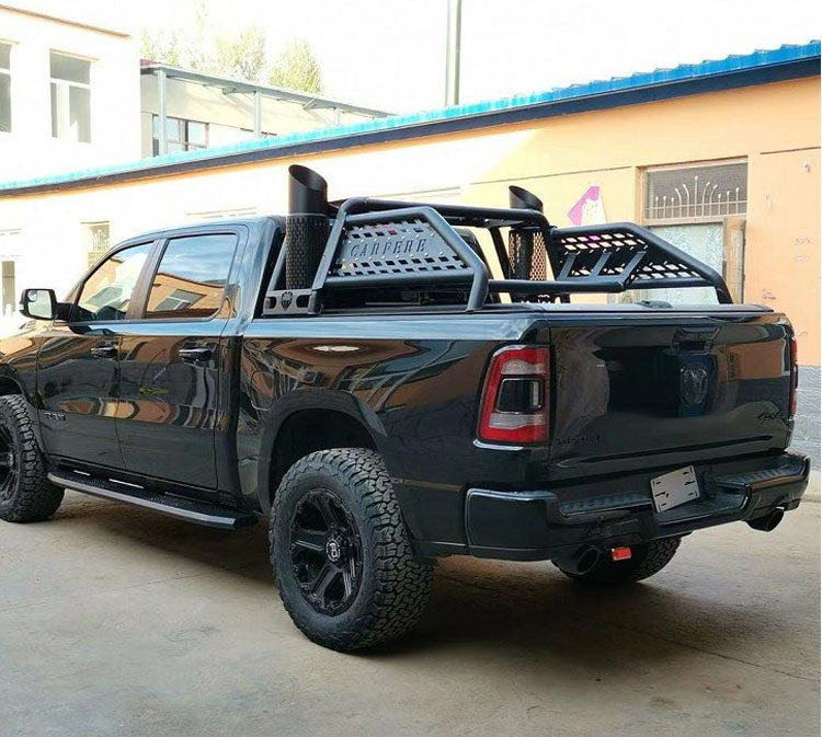 坦途猛禽f150公羊龙门架免打孔货架后斗仿滚架备胎架专用行李架