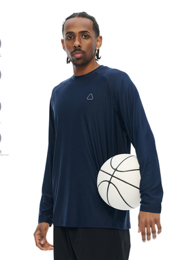 ZONEiD 针织运动长袖T恤26春夏新款轻量化速干透气冲孔训练投篮服