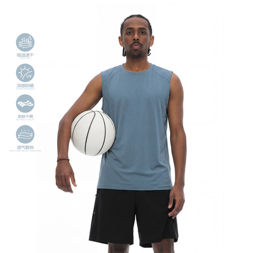 ZONEiD【风洞微孔】针织运动背心26春夏新款速干凉感轻薄防晒坎肩