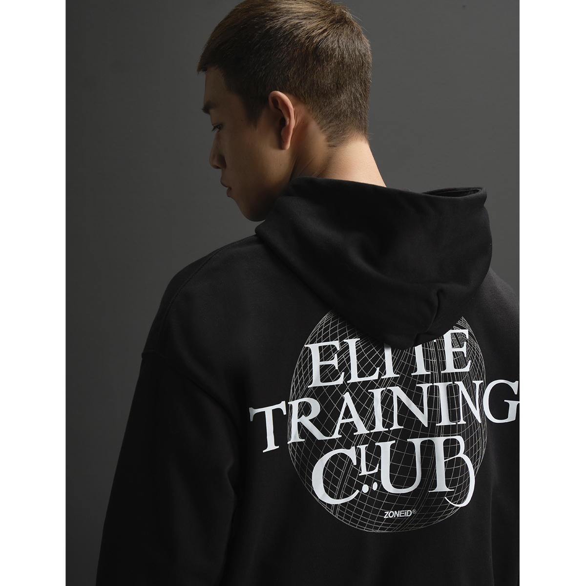 ZONEiD男子针织运动连帽卫衣