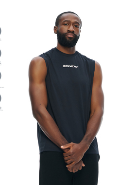 ZONEiD 针织运动坎肩背心26春夏新款阳离子轻量化透气速干训练服