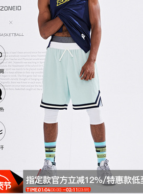 ZONEiD运动短裤男美式篮球夏季宽松健身训练速干五分裤球裤