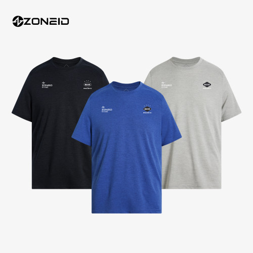 ZONEiD 定制针织运动短袖T恤阳离子轻量化吸湿透气速干抗皱训练服