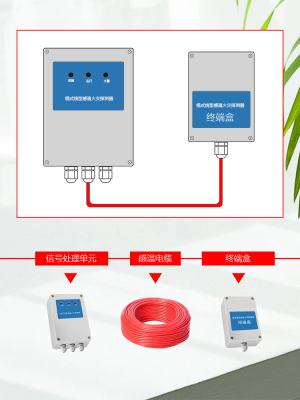 可恢复型消防感温电缆火灾探测器线性缆式终端盒处理器85/105度