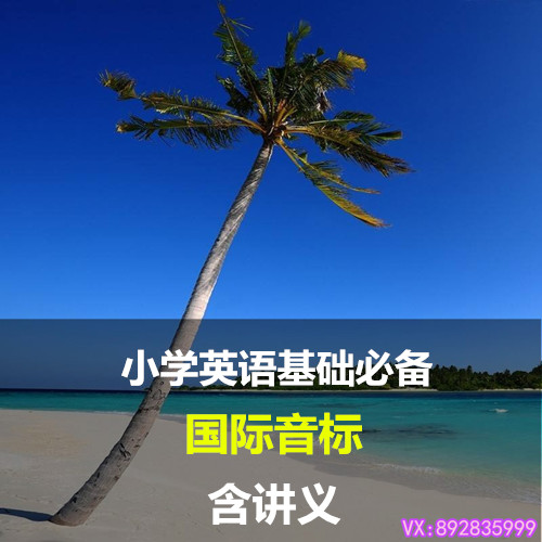 小學3456三四五六年級英語國際音標入門必備視頻輔導培訓教程學習