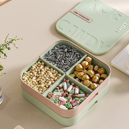 食品级HPS糖果盒可拆卸独立分格