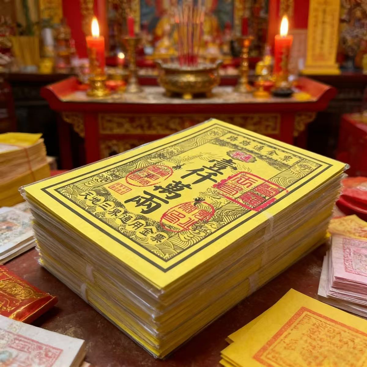 三界流通金票黄裱纸大全尺寸批发包邮
