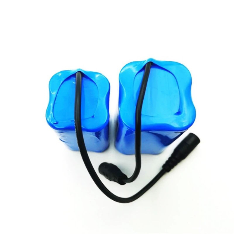 东磁18650-2600mAh/3C，2串2并7.4V/4个MOS/5521DC头，热缩膜绝缘