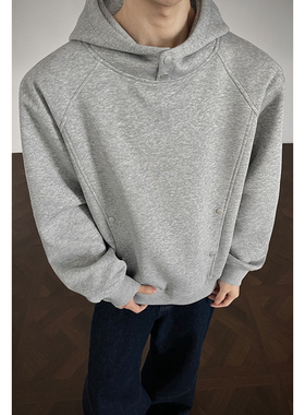 TPY-26年早春爆款简约百搭新款港风大码360g卫衣HW26062