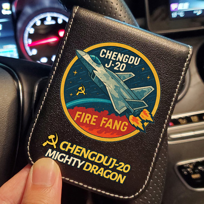 军迷歼20战斗机男士驾照卡包皮套