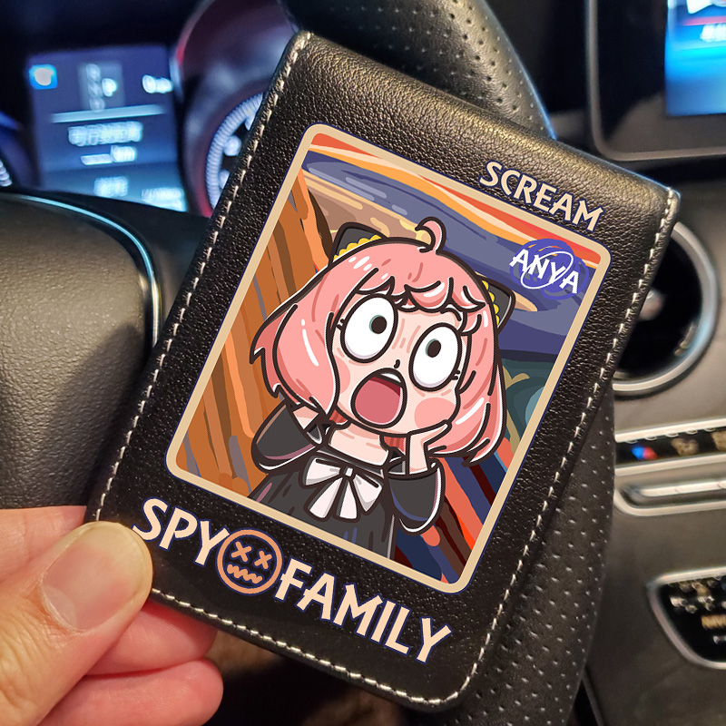 阿尼亚呐喊名画潮牌驾驶证卡包