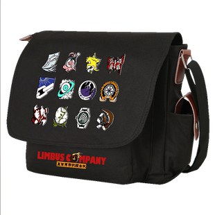 边狱巴士公司月亮计划12罪人单肩包同人动漫周边男学生斜挎包书包