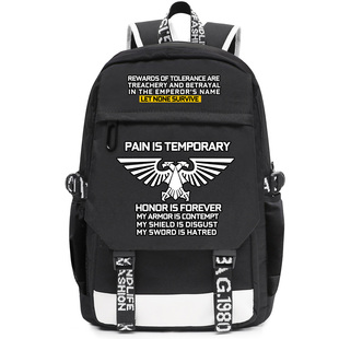 战锤40K周边青少年男生大容量潮牌双肩包背包小学大学中学生书包
