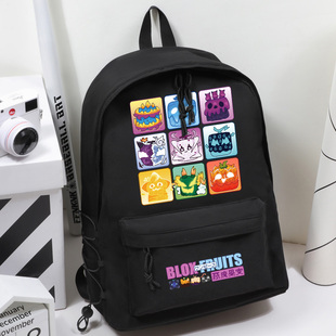 Blox fruits水果盒子恶魔果实游戏周边日系双肩包男学生书包背包