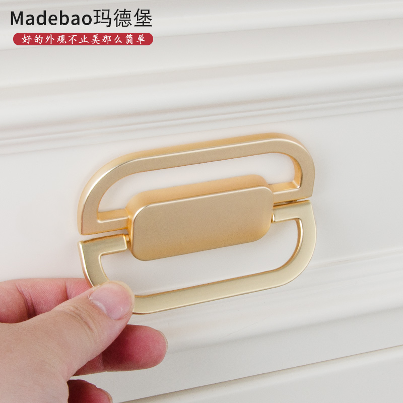 拉手玛德堡抽屉榻榻米美式